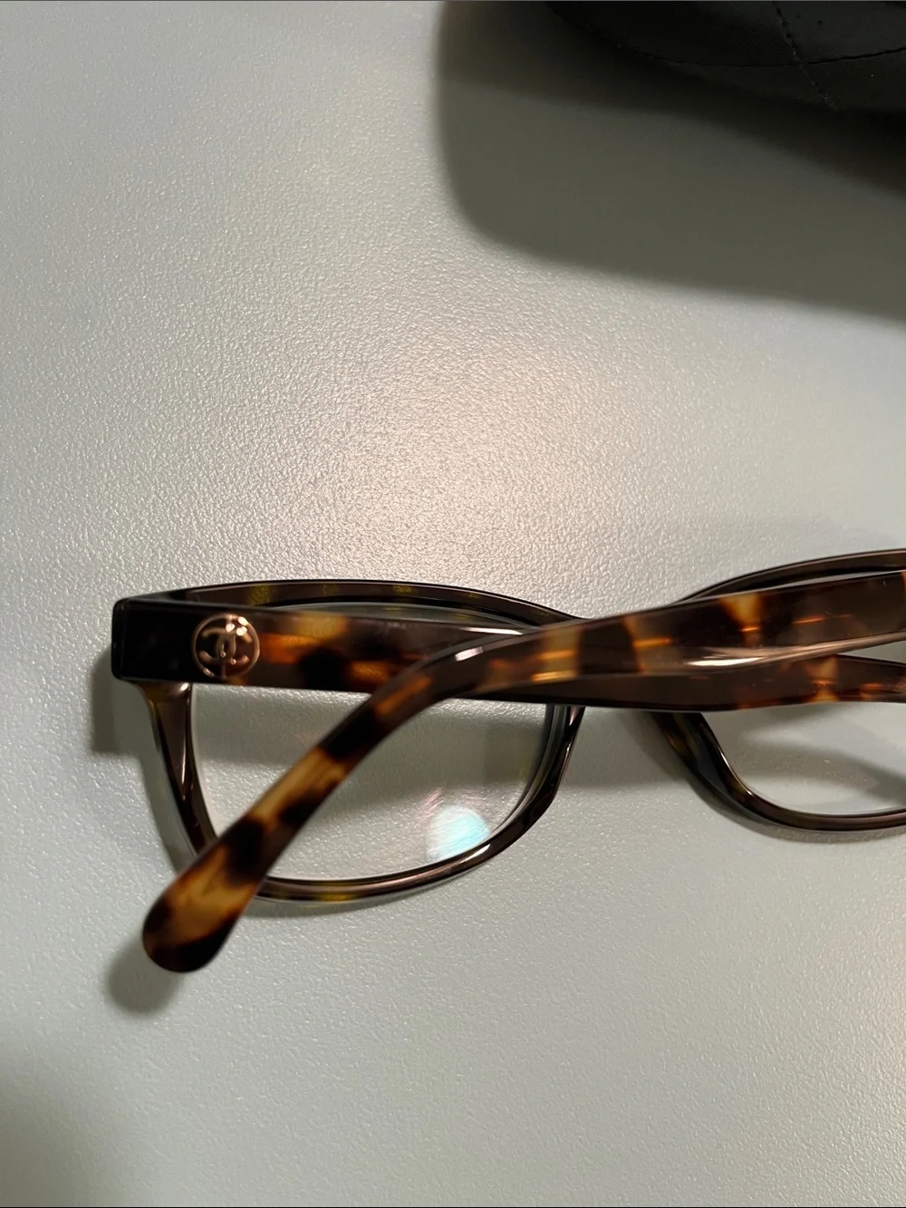 Chanel Made in Italy 3314 Eyeglasses color:1172 Havana/tortoise- great condition